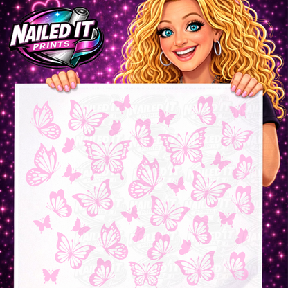 Butterflies Full Coverage Window Decal - Custom Vehicle Window Graphic