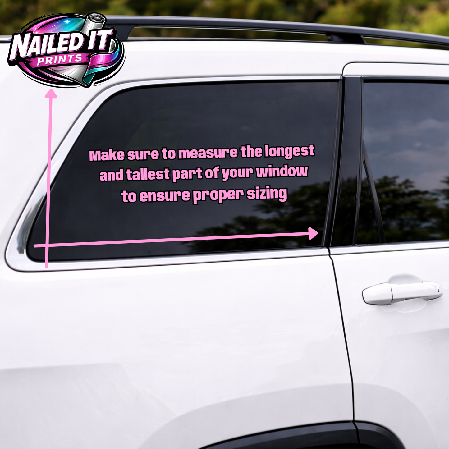 Butterflies Full Coverage Window Decal - Custom Vehicle Window Graphic