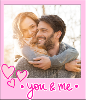 Valentines Photo Magnet Custom Couples Picture Magnet Personalized Love Gift Romantic Fridge Magnet