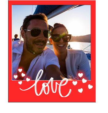 Valentines Photo Magnet Custom Couples Picture Magnet Personalized Love Gift Romantic Fridge Magnet
