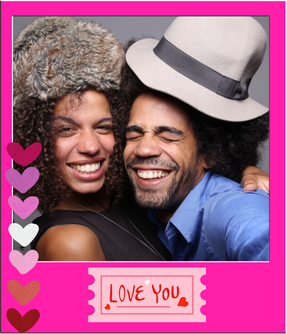 Valentines Photo Magnet Custom Couples Picture Magnet Personalized Love Gift Romantic Fridge Magnet